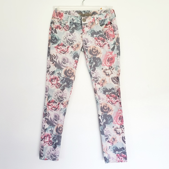 American Rag Denim - AMERICAN RAG floral skinny jeans Sz. 1/S